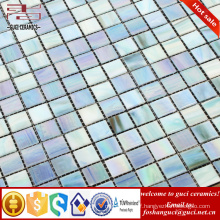 cheap tile mixed Hot - melt mosaic bathroom glass mosaic tile